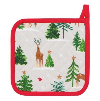 Now Designs Santas Reindeer Pot Holder