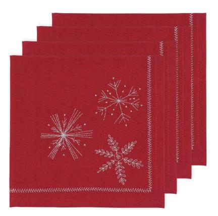 Now Designs Snowflakes Cloth Napkins