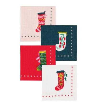 Now Designs Winter Woolens Cocktail Napkins