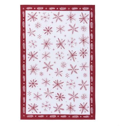 Now Designs Snowflakes Dishtowel