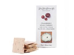 The Fine Cheese Co. Cranberry Sour Cherry Crackers 125g