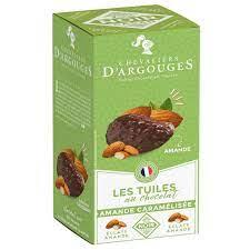 Chevaliers D'Argouges Dark Chocolate Hazelnut Tiles 120g