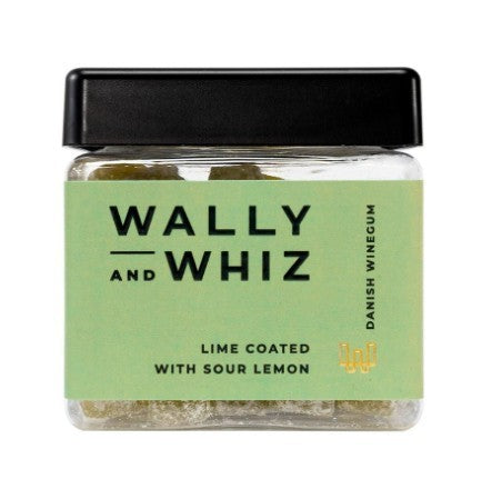 Wally And Whiz Wine Gums - Lime With Sour Lemon
