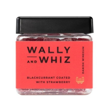 Wally And Whiz Wine Gums - Blackcurrant With Strawberry Dust