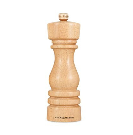 Cole & Mason London Salt Mill - 7" Natural Beech