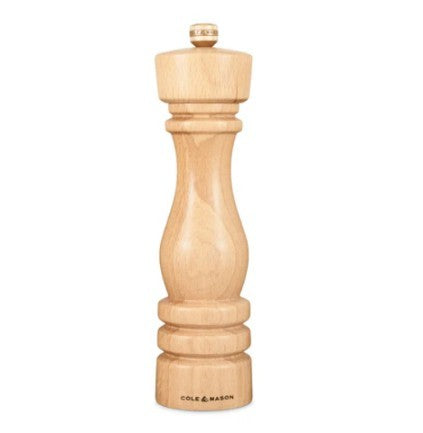 Cole & Mason London Salt Mill - 8.5" Natural Beech