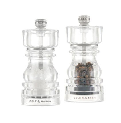 Cole & Mason London Mill Set Salt & Pepper - 5" Acrylic