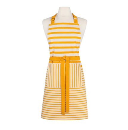 Now Designs Chef Apron - Awning Stripe Ochre