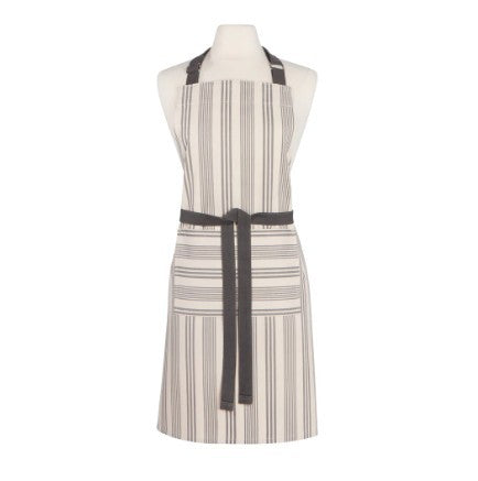 Now Designs Chef Apron - Pencil Stripe Gray