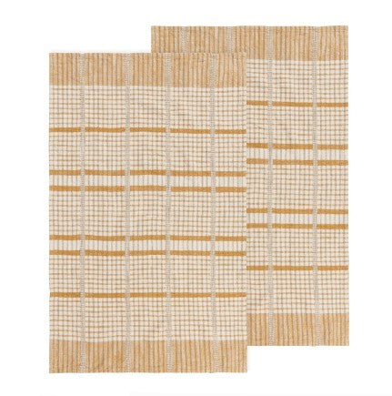 Danica Heirloom Dishtowel Set - Saffron Finley Check