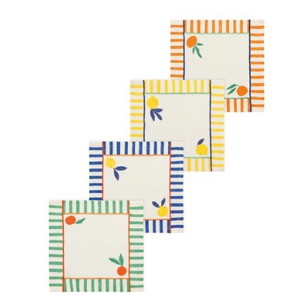 Danica Jubilee Cocktail Nakpins - Citrus Burst