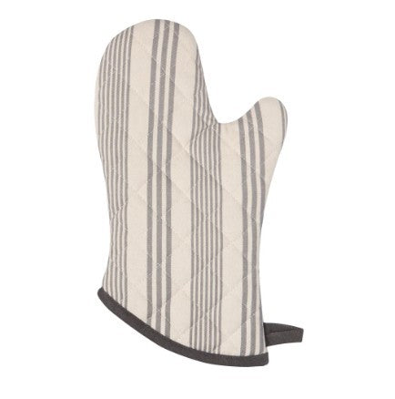 Now Designs Oven Mitts - Superior Pencil Stripe Gray