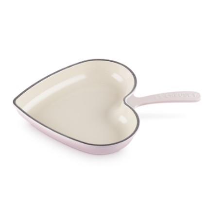 Le Creuset Heart Skillet Shell Pink