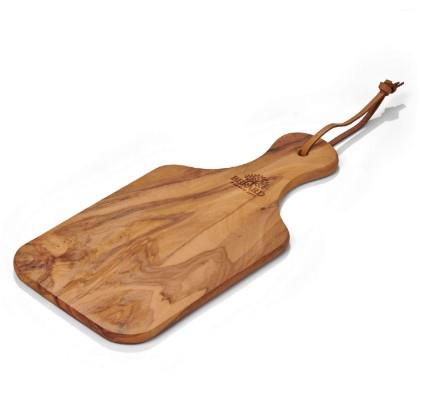 Berard Olivewood Cutting Board With Handle - Small