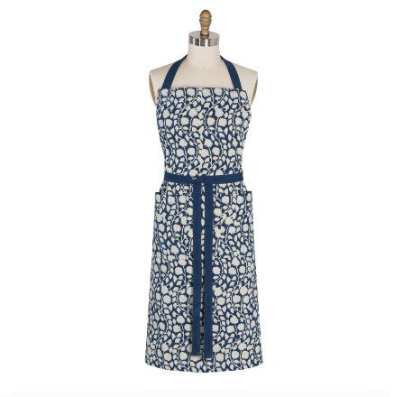 Danica Block Print Apron - Vinebloom