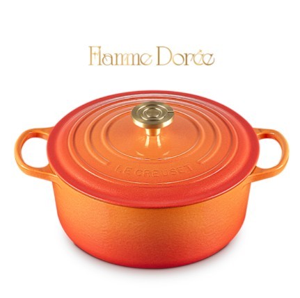 Le Creuset 100 Year Anniversary Round Dutch Oven - 5.3L Flamme Dorée