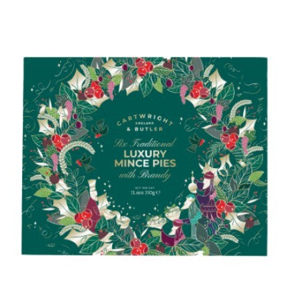 Cartwright & Butler Luxury Mince Pies With Brandy