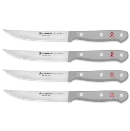 Wusthof Gourmet Steak Knife Set of 4 - Grey