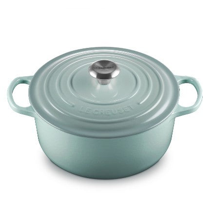 Le Creuset Round Dutch Oven - 5.3L Sea Salt