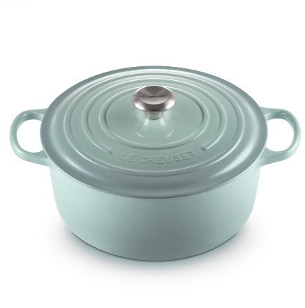 Le Creuset Round Dutch Oven - 6.7L Sea Salt