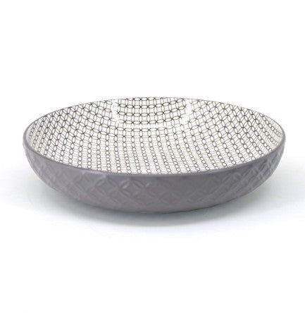 BIA Shallow Bowl - Textured Grey