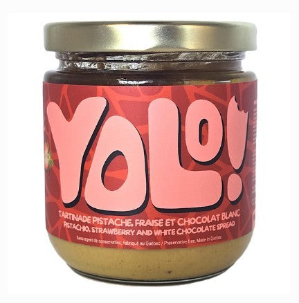 YOLO! Spread - Pistachio, Strawberry and White Chocolate