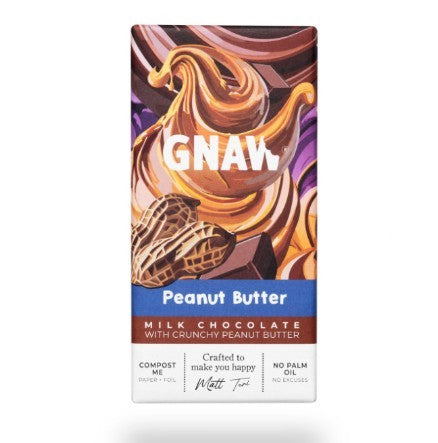 Gnaw Chocolate Bar - Peanut Butter