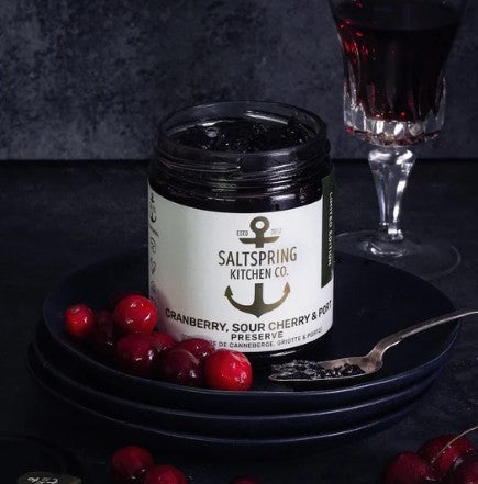 Saltspring Kitchen Co. Preserve - Cranberry, Sour Cherry & Port