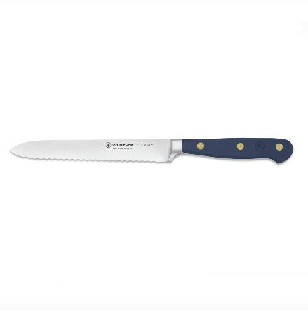 Wusthof Classic Serrated Utility Knife - Wild Blueberry