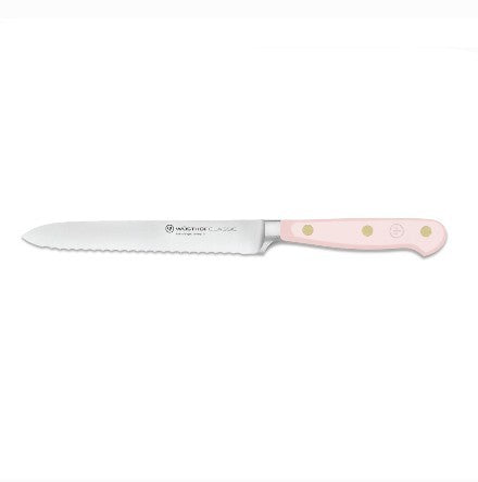 Wusthof Classic Serrated Utility Knife - Pink Himalayan Salt