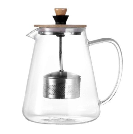 CH'A Tea Glass Teapot - Lift & Lock Infuser