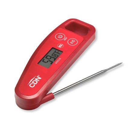 CDN Folding Digital Thermometer - Red