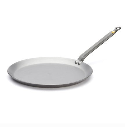 De Buyer Crepe Pan - Mineral B Carbon Steel 9.5"