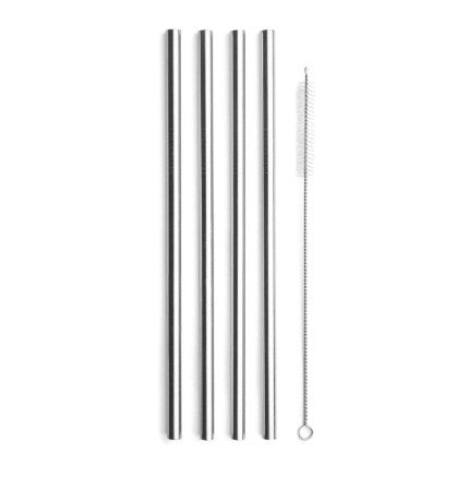 Final Touch Metal Straw Set