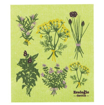 Ecologies Swedish Sponge Cloth - Fresh Herbs