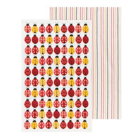 Danica Jubilee Dishtowel Set - Ladybugs