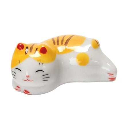 Urban Tokyo Chopstick Rest - Sleeping Cat Yellow