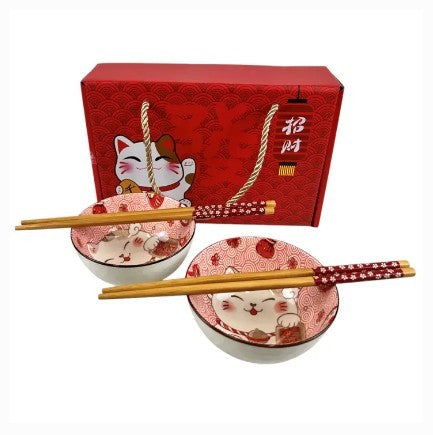 Urban Tokyo Rice Set - Lucky Cats