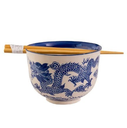 Urban Tokyo Donburi Bowl with Chopsticks - Dragon