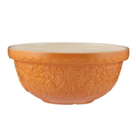 Mason Cash Mixing Bowl - Home To Roost Orange 9 1/2"