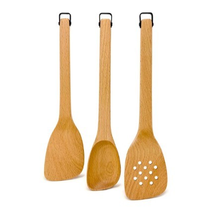 Danesco Utensil Set - Beechwood Set Of 3