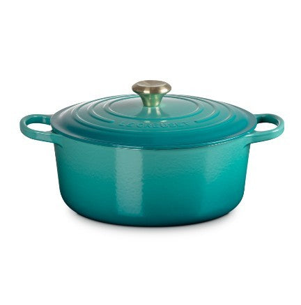 Le Creuset Round Dutch Oven - 6.7L Blue Riviera