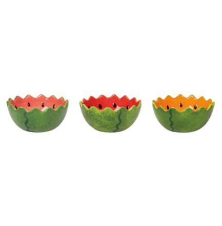 Danica Jubilee Shaped Bowls - Melon Pop Set Of 3