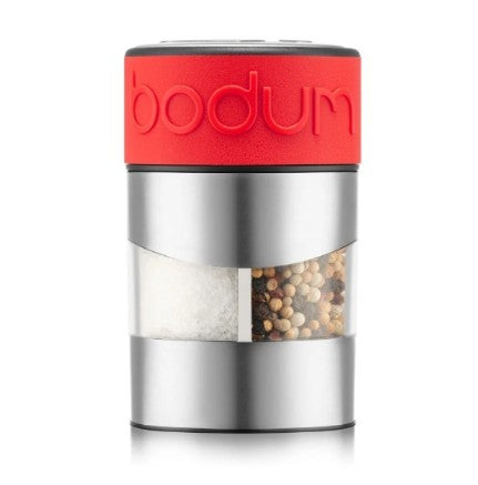 Bodum Twin Salt & Pepper Grinder - Red