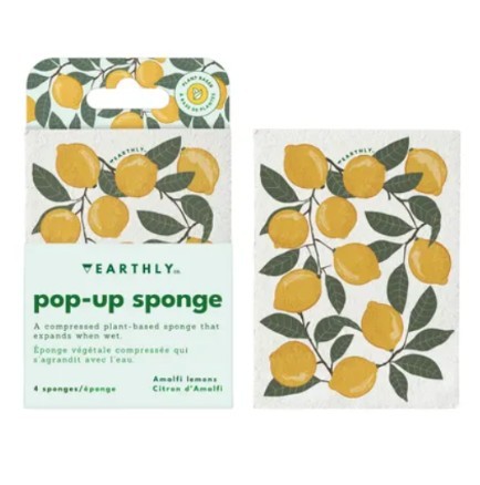 Earthly Pop Up Sponge - Amalfi Lemons