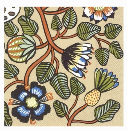 Marimekko Lunch Napkins - TIARA Cream
