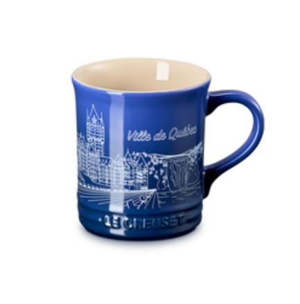 Le Creuset Canadian Destination Quebec City Mug - Cobalt