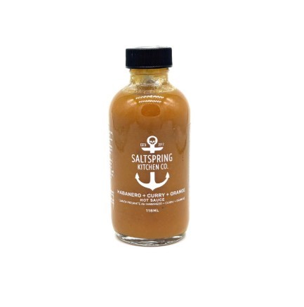 Salt Spring Kitchen Co. Hot Sauce - Habanero, Curry, Orange