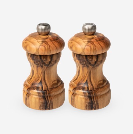 Peugeot Mill Set - Bistro Duo Olive Wood 10cm