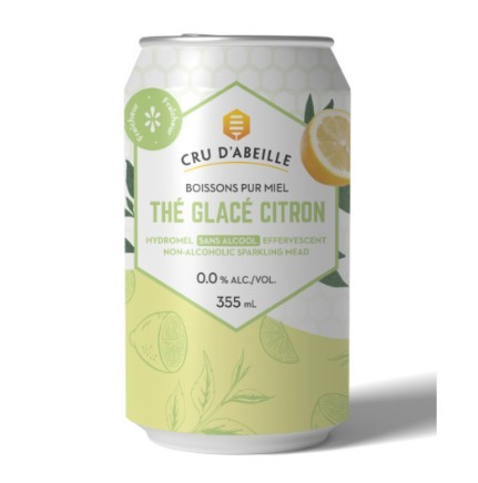 Cru D'Abeille Sparkling Mead - Lemon Iced Tea